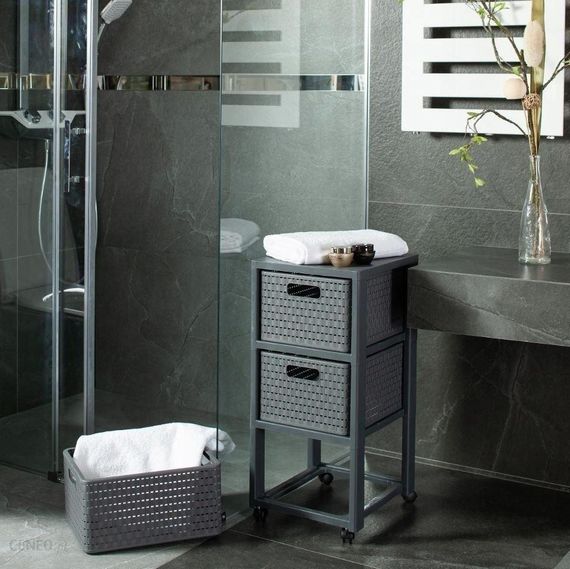 Комод пластиковий на 3 ящики Rotho (Рото) Country (11654) Сірий | Зображення 5