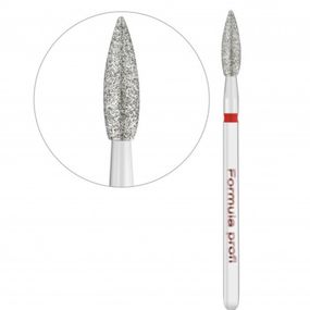 Фреза алмазная пламя красная 025 Formula Profi
