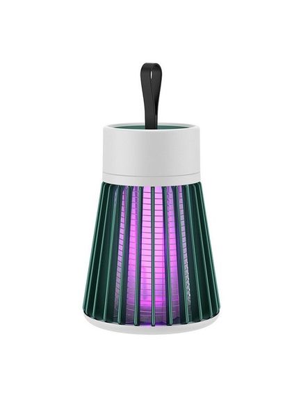 Пастка-лампа від комах Mosquito killing Lamp YG-002 від USB з LED підсвічуванням Зелена | Зображення 1