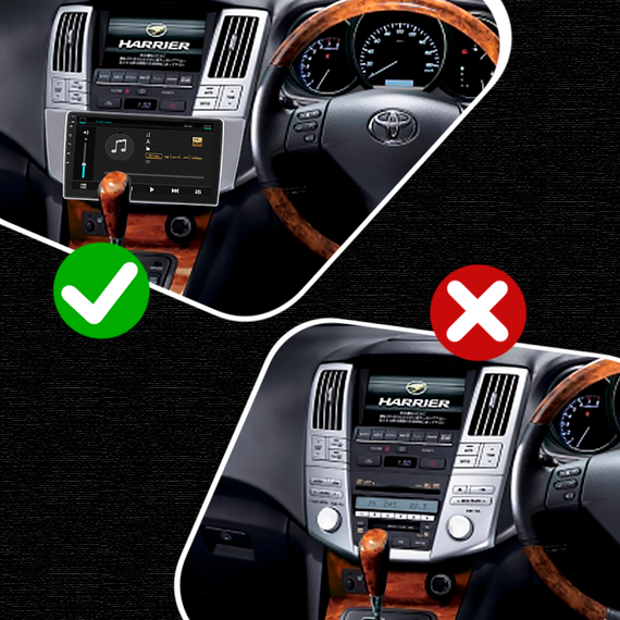 Штатная магнитола 9" Lesko для Toyota Harrier II (XU30) 2003-2013  2/32Gb/ 4G/ Wi-Fi Premium Тойота | Зображення 2