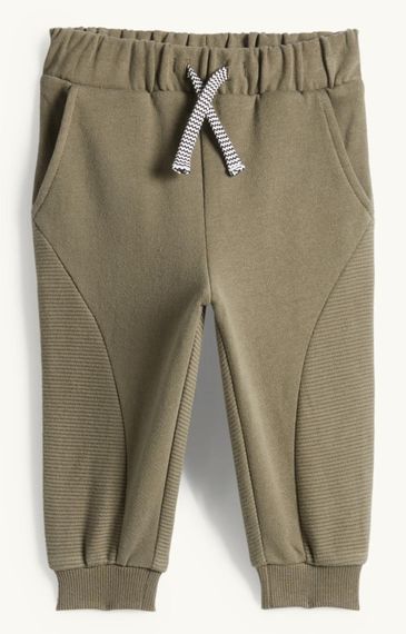 Дитячий теплий спортивний костюм (світшот + штани) для хлопчика C&A 80 см Хакі (26051644D) | Зображення 3