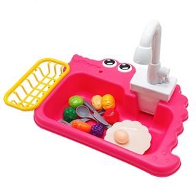 Дитячий ігровий набір "Маленька господиня" PL-524-301 мийка кухонна, продукти Рожевий