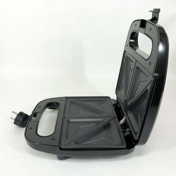 Електрична сендвічниця-бутербродниця DOMOTEC, Бутербродниця мультимейкер, Ребриста бутербродниця XZ-77 | Зображення 2