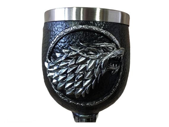 Келих для Вина Гуртка Чашка Череп Гра Престолів Game Of Thrones Winter is Coming Stark Старк Готика Подарунок | Зображення 4
