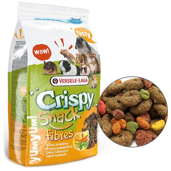 Versele-Laga Crispy Snack Fibres корм-ласощі для гризунів, 650 гр