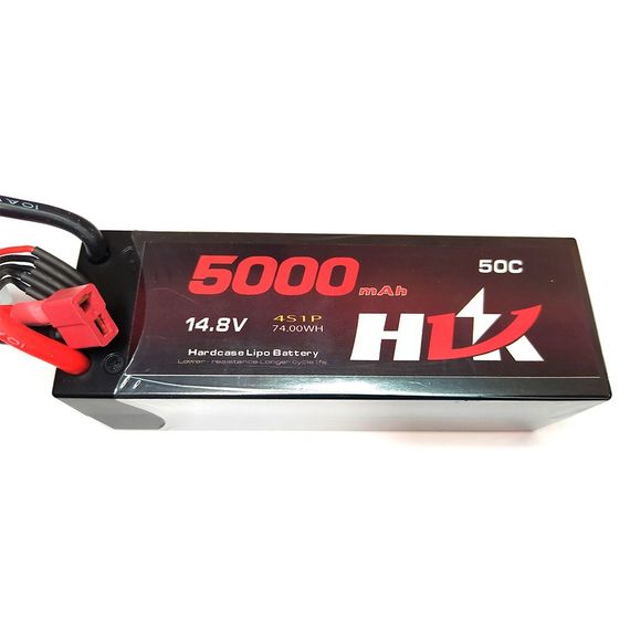 Аккумулятор HLK 14.8v 5000 mAh Li-Po 4s 50C Hard Case T plug | Зображення 2