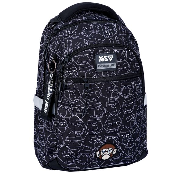 Шкільний рюкзак YES ТS-54M Monkey 550333 15.9 л