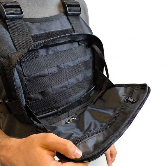 Чоловіча сумка для тактичних цілей, Тактичні військові сумки, Сумка чоловіча брезентова military LT-37 | Зображення 5