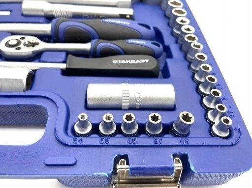 Автомобільний набір інструментів 1/4", 1/2" 108од. (6-гр.) СТАНДАРТ STM-0108-6 | Зображення 2