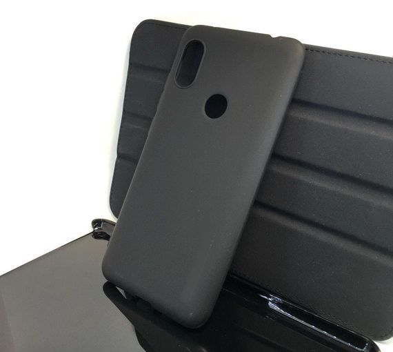 Чохол Силіконовий (TPU) SMTT накладка для Xiaomi Note 6 Чорний