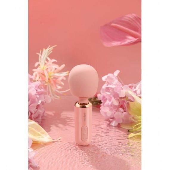 Вібратор-мікрофон Qingnan 5 Powerful Mini Wand Massager, рожевий Sex Aura | Зображення 3
