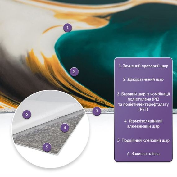 Самоклеюча стінова PET плитка 600х300х2мм SW-00002647 | Зображення 1