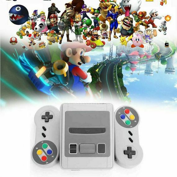 Ретро игровая консоль приставка 620 игр Game Box Dendy Super Mini с XR-785 2 джойстиками | Зображення 1