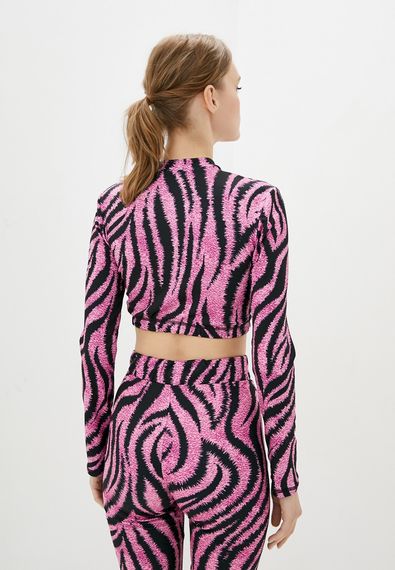 Спортивний топ 4Profi з довгим рукавом з принтом "Тигреня" розмір L дайвінг 15865 | Зображення 2