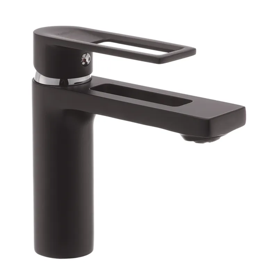 Смеситель для умывальника Haiba Foster 001 Black (HB0964)
