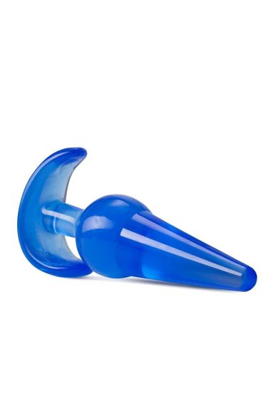 Анальная пробка конической формы со стопером Blush b yours синяя sexstyle | Зображення 6