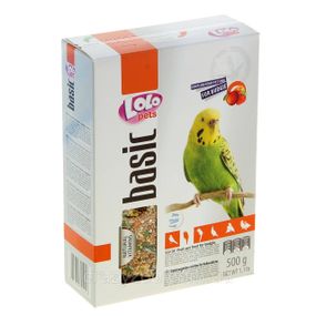 Полнорационный корм для волнистых попугаев Lolo Pets фруктовый 500 г LO-72101