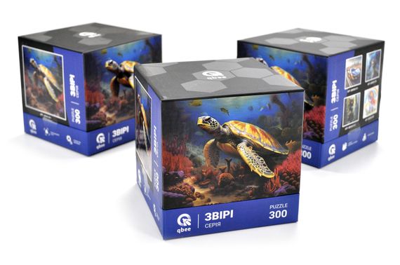 Пазли - 300 елм. - QB500-009 "Черепаха та океан" qbee