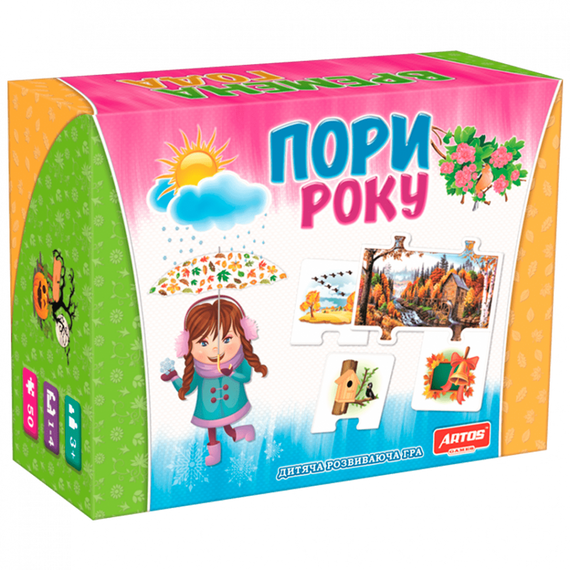 Настільна гра "Пори року" 0567 від 3 років