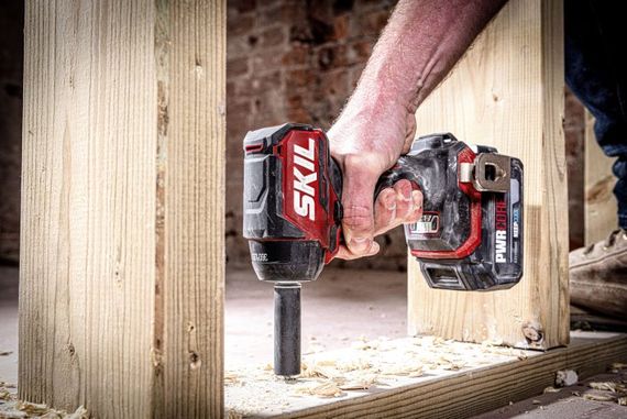 Гайковерт акумуляторний безщітковий ударний, SKIL 3265 CA Compact + енергокомплект 3110 АА 11071900102 (акумулятор 2,5 Ah, зарядний пристрій) промо-комплект | Зображення 8