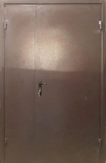 Дверь входная Портала Технические Металл-Металл полуторные Медь