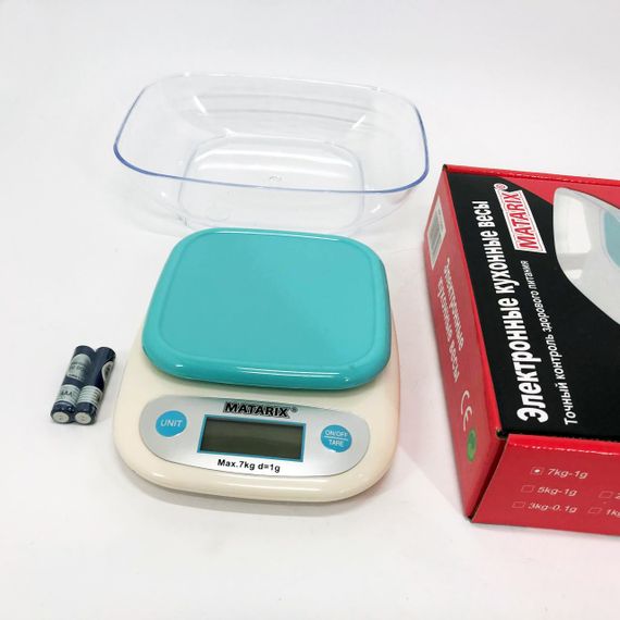 Кухонні ваги для зважування продуктів MATARIX MX-403, Ваги кухонні електронні хорошої якості IS-36 | Зображення 6