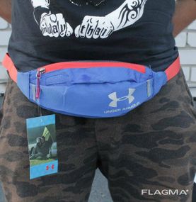 Поясная сумка Under Armour (синяя) сумка на пояс