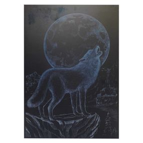 Гравюра А4 "Вовк" ГрА4-9с економ варіант в пакеті 29,7х21 см