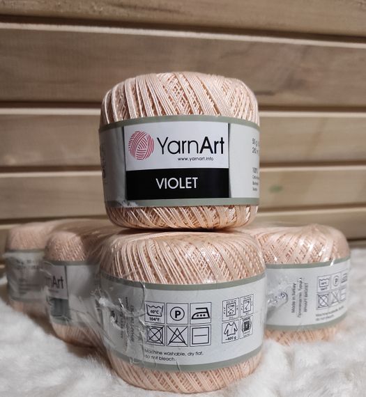 Пряжа YarnArt Violet номер цвета 5303 хлопок пряжа ярнарт виолет | Зображення 2