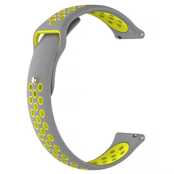 Силиконовый ремешок Active Air для Smart Watch 20mm Gray / Yellow