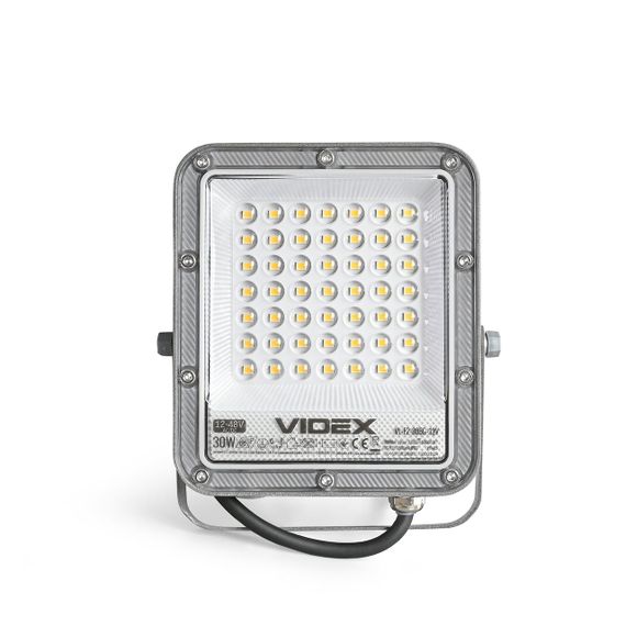 Світлодіодний прожектор PREMIUM VIDEX F2 30W 5000K AC/DC12-48V | Зображення 2
