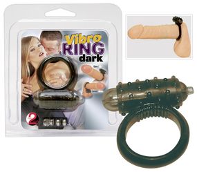 Ерекційне кільце - Vibro Ring Dark Silicon Sex Aura