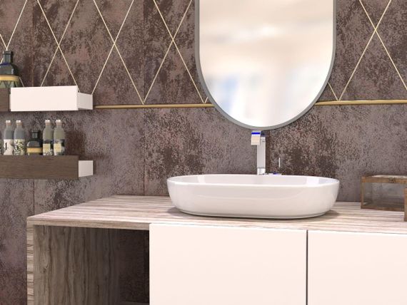 Умивальник накладний Redokss San ARIELA 54cм | Зображення 1