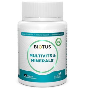 Вітамінно-мінеральний комплекс Biotus Multivits & Minerals 60 Tabs BIO-531170