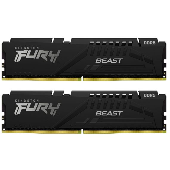 Модуль пам&#039;яті для комп&#039;ютера DDR5 32GB (2x16GB) 6800 MHz Beast Black EXPO Kingston Fury (ex.HyperX) (KF568C34BBEK2-32)