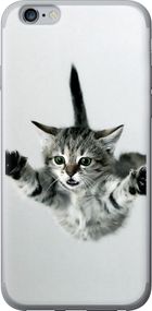 Чехол на iPhone 6 Plus Летящий котёнок "2322u-48-17620"