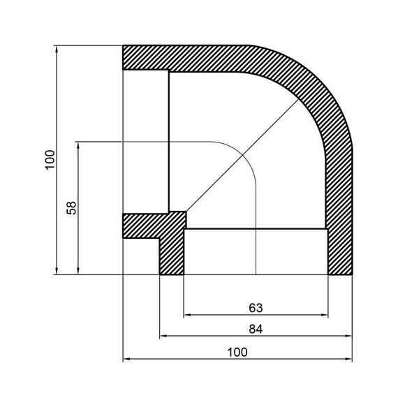 Кутик PPR Thermo Alliance 63, 90° | Зображення 1