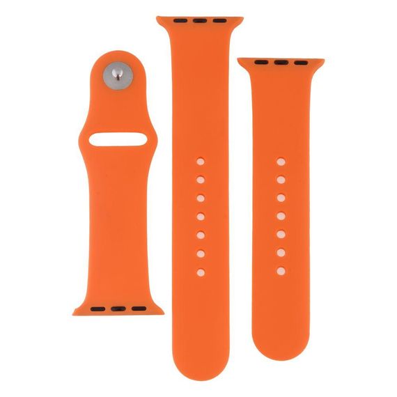 Ремінець для Apple Watch Band Silicone Two-Piece 38/40/41 mm Колір 50.Canary Yellow | Зображення 8