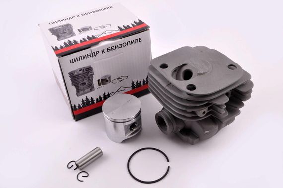 Поршнева б/п (ЦПГ) для Husqvarna 365 (Ø48, кругла) (чорна) WOODMAN