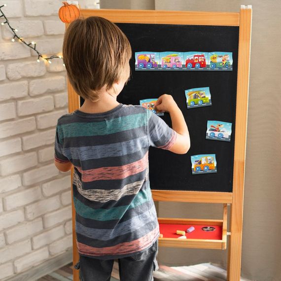 Дитяча магнітна гра "Автомобільна подорож" 200253, 8 елементів | Зображення 5