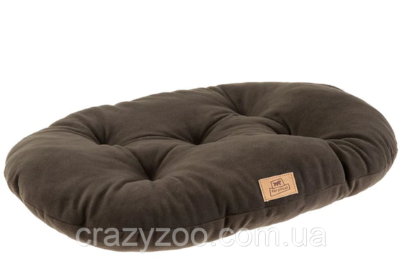 Подушка для собак та котів Ferplast Relax Microfleece 55/4 темно-сіра 55x36 см 83305523
