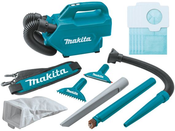 Пилосос акумуляторний для транспортних засобів Makita DCL184Z (54 мбар, 1.4 м3/хв, LXT, без акумуляторів та зарядного пристрою) | Зображення 1