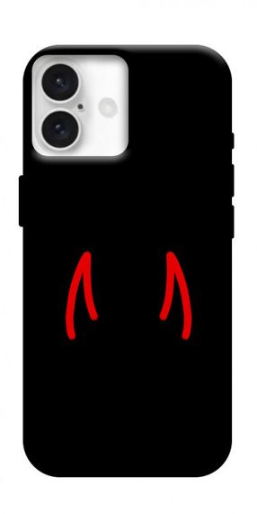 Чохол з картинкою Red horns для Apple iPhone 16 Plus