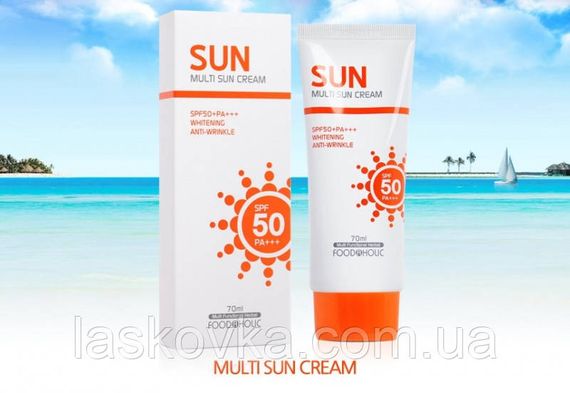 Сонцезахисний крем Food a Holic Multi Sun Cream SPF50, 70 мл | Зображення 1