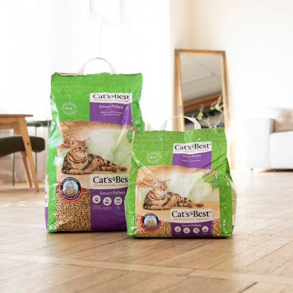 Наповнювач Cat’s Best для котячого туалету Smart Pellets деревний 10 л / 5 кг | Зображення 3