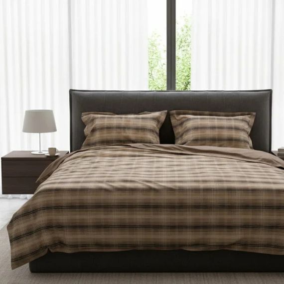 Постільна білизна євро Viluta Brushed Warm Cotton WC 18 220х200 см