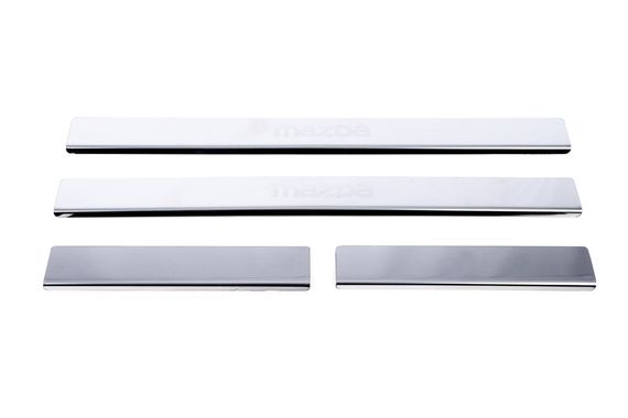 Накладка на пороги Carmos (4 шт, нерж) для Mazda 6 2008-2012 гг | Зображення 1