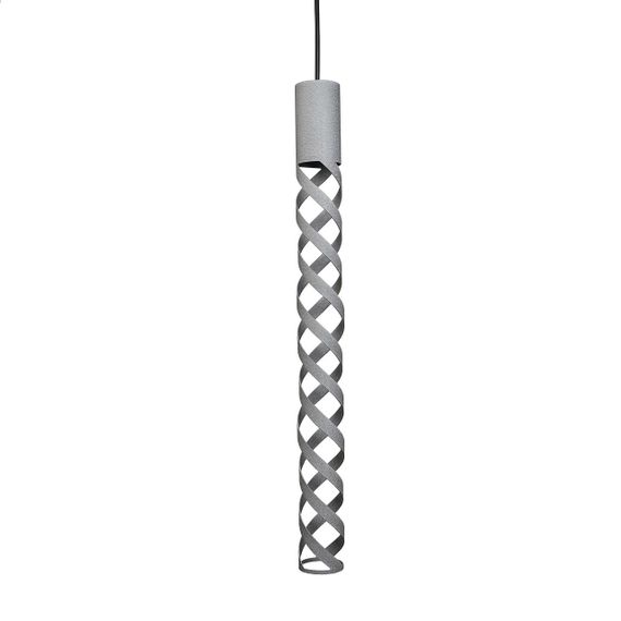 Світильник підвісний (люстра) Helix GU10 P60600 Муар, Срібло, Atmolight