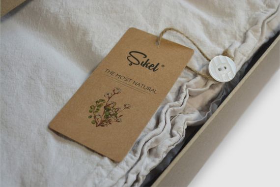 Постельное белье Sikel Stonewashed Soho 200 х 220 см Tas | Зображення 1