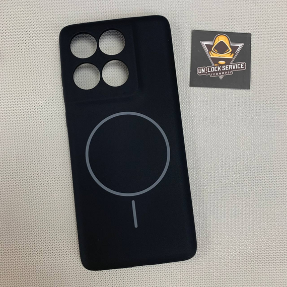 Чехол Motorola Edge 60 Fusion MagSafe SoftTouch Мягкий Противоударный Черный